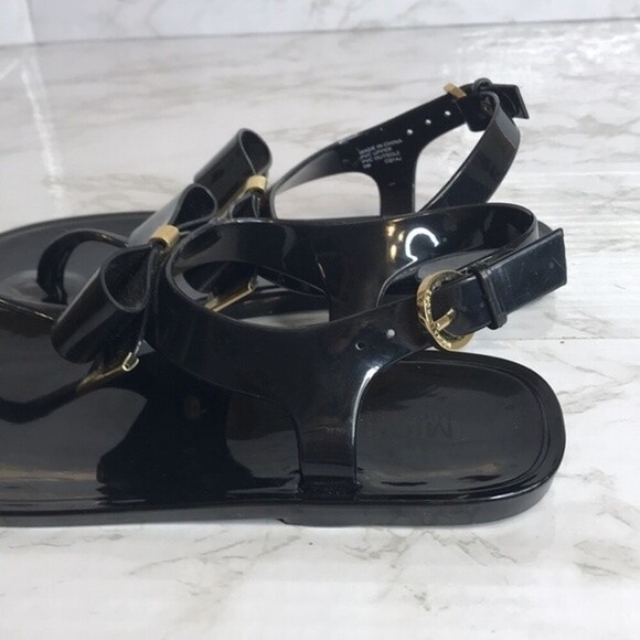 Michael kors MK Jelly aliza sandal with bow front and buckle size 5 - Picture 5 of 11